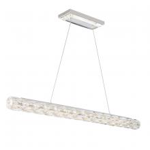  S2643-401R - Verve LED 43 120/277V Pendant in Polished Stainless Steel with Radiance Crystal